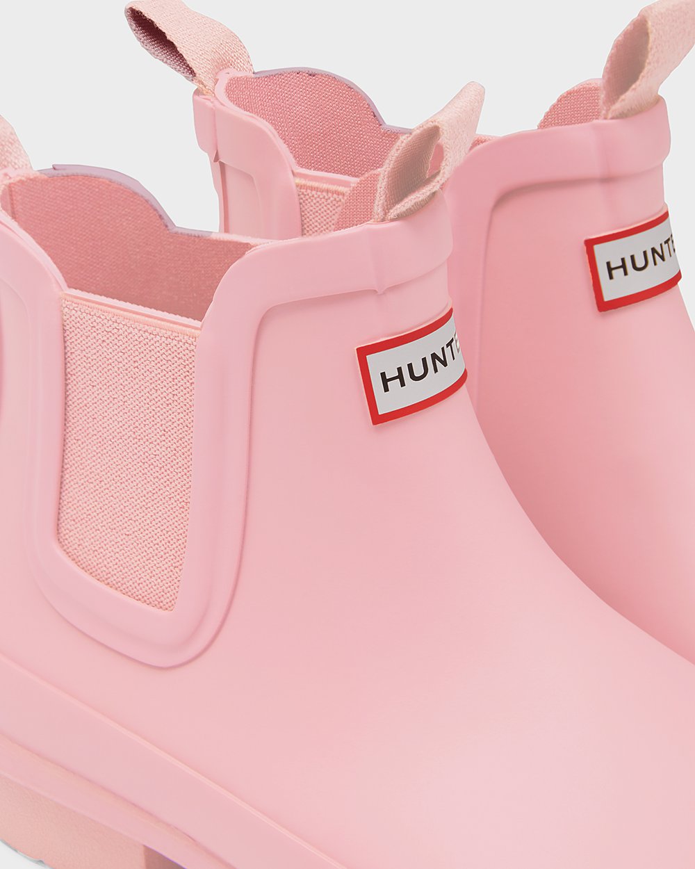 Hunter Original Big Chelsea Boots - On Sale Kids Pink - QWUJRA240